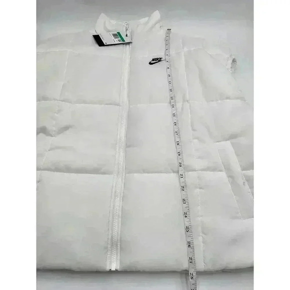 Nike Sportswear Women's XL White Classic Therma-FIT Over-sized Puffer Vest NWT - Picture 9 of 11